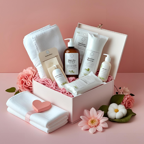 مجموعة العناية بالأم بعد الولادة – منتجات نظافة ما بعد الولادة
