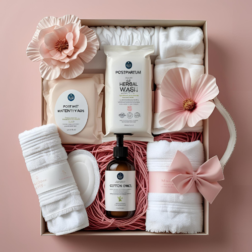 مجموعة العناية بالأم بعد الولادة – منتجات نظافة ما بعد الولادة