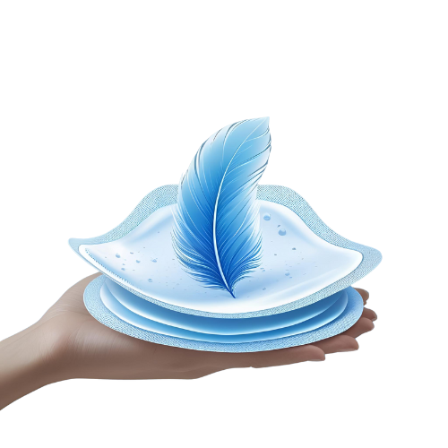 عبوة فوط صحية عضوية عالية الامتصاص بدون بلاستيك مع حماية تدوم 12 ساعة، مناسبة للنساء الباحثات عن الراحة والكرامة.
