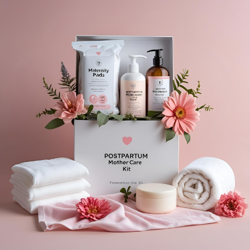 مجموعة العناية بالأم بعد الولادة – منتجات نظافة ما بعد الولادة